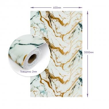 Самоклеящаяся стеновая PET плитка в рулоне 600*3000*2mm (D) SW-00002634