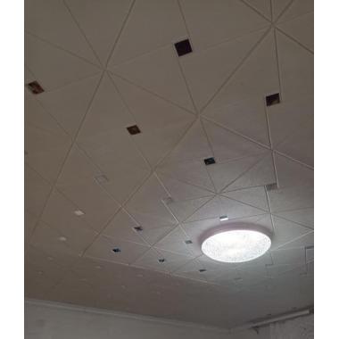 Самоклеюча декоративна настінно-стельова 3D панель дзеркало 700х700х6.5мм (172) SW-00000183