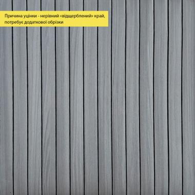 УЦІНКА. Покриття вінілове самоклеюче 3D рейки тік сивий 600*600*2,8мм (D) SW-00002966