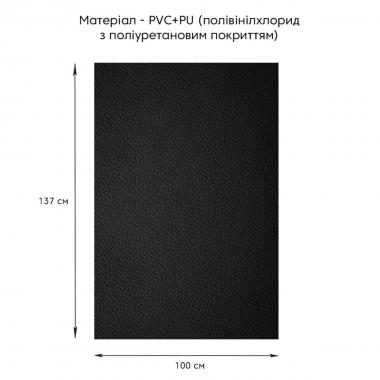 Самоклеюча екошкіра у рулоні 1.37*1m*0.5mm Чорний (D) SW-00001358