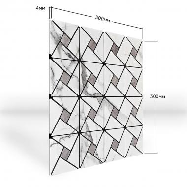 Самоклеящаяся PET мозаика 300х300х4мм SW-00003256