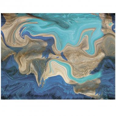 Самоклеящаяся виниловая плитка набор (6 рулонов) 3600х2800х2мм Лазурный SW-00001449