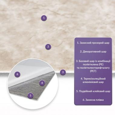 Самоклеящаяся стеновая PET плитка 600х300х2мм SW-00002308