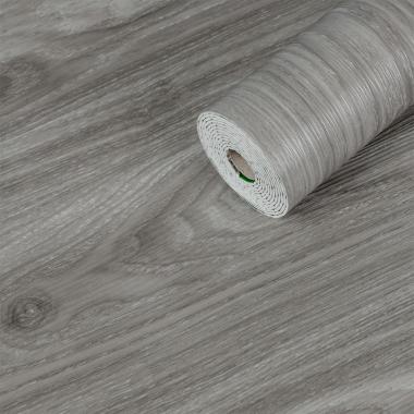 Самоклеюча вінілова плитка в рулоні 600х3000х2мм Попеляста (0004-8-матовий) SW-00001175