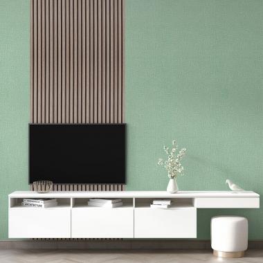 Обои самоклеющиеся 2800х500х1,5мм Зелёный с белым YM-11 (D) SW-00002019