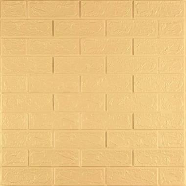 Панель стеновая 3D 700х770х2мм Желто-песочный SW-00001909