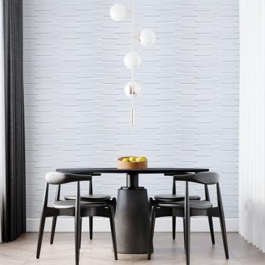 Самоклеющаяся 3D панель 19600х700х5мм Белая Кладка SW-00001335