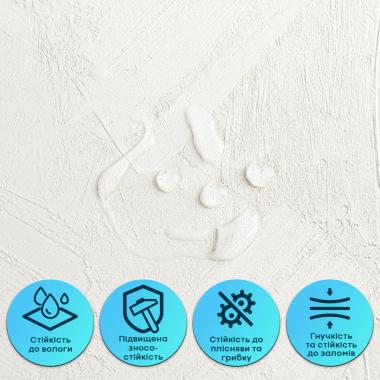 Самоклеюча гнучка штукатурка 600х600х2,5мм Біла SW-00002989