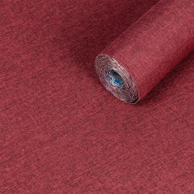 Льняные тёплые обои на самоклейке 2800х650х2мм Бардо меланж (D) SW-00001492