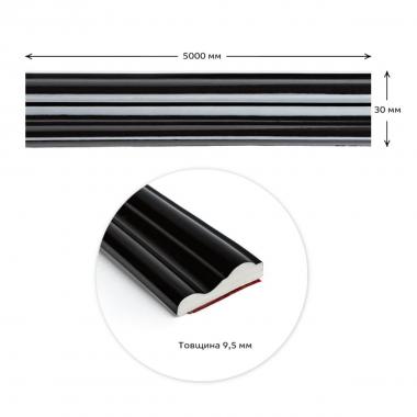 Молдинг 5000х30х9,5 мм Чорний SW-00002676