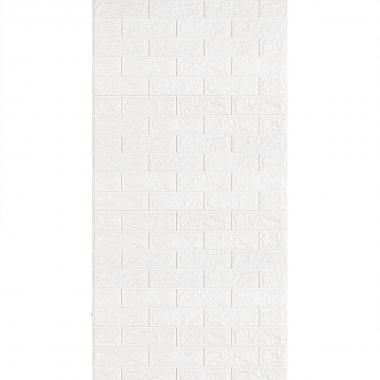 Самоклеющаяся 3D панель под Белый Кирпич в рулоне 3080x700x3мм (R001-3) SW-00001393