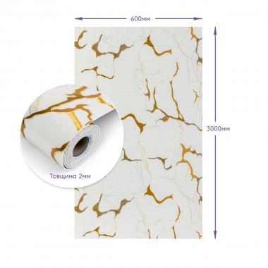 Самоклеящаяся стеновая PET плитка в рулоне 600х3000х2мм SW-00002637