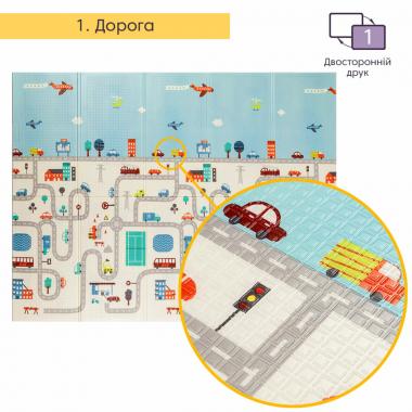 Дитячий складаний розвиваючий термокилимок 200х150х0.6см 