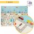 Дитячий складаний розвиваючий термокилимок 200х150х0.6см 