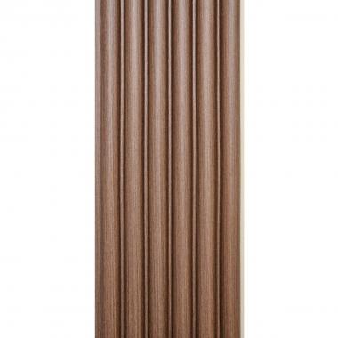 Рейка декоративная WPC круглая стеновая 3000х152х15мм Каштан SW-00001872