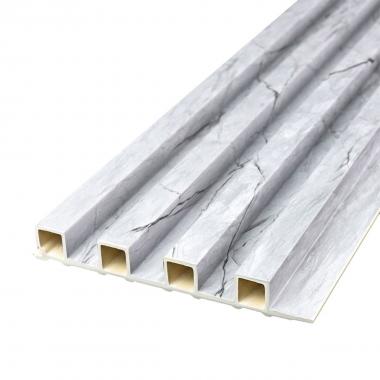 Рейка декоративная WPC стеновая 3000х165х23мм Мрамор SW-00001862