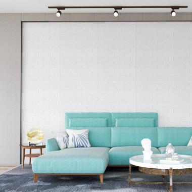 R001-2 Панель стеновая в рулоне 3D 700х3080х2мм Белый Кирпич SW-00002534