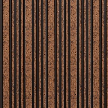 Рейка декоративная PS 2900х118х11мм Коричневый с золотыми вкраплениями SW-00002140-