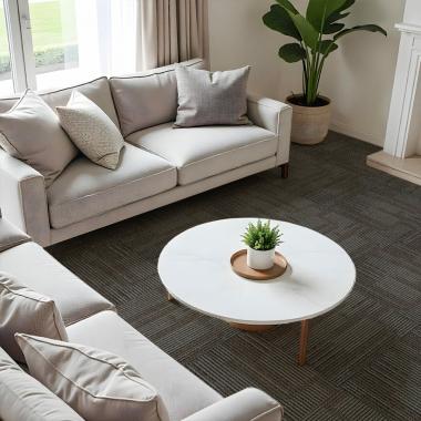 Плитка під ковролін без клейового шару 500х500х4мм Коричнево-сірий SW-00002714