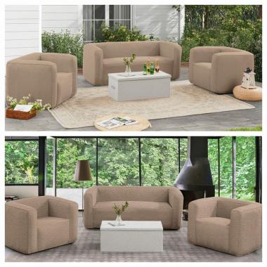 Надувне крісло Коричневе SW-00002291