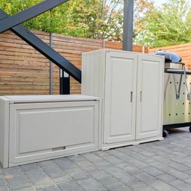 Пластикова тумба з полицею 82х41х93см SW-00001543