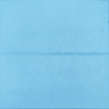 Самоклеюча 3D панель 700х600х5мм Блакитні блоки (367) SW-00001465