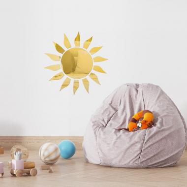 Зеркальный декор акриловый самоклеющийся золото,15шт (D) SW-00002502