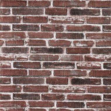 Самоклеюча 3D панель 700х770х3мм Червона Катеринославська цегла (43-3) SW-00001164