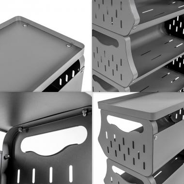 Стелаж універсальний для зберігання чотириярусний 60х30х77см SW-00002260