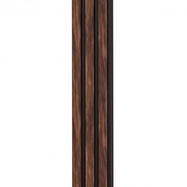 Рейка декоративная PS 2900х115х12мм Темный орех SW-00001745