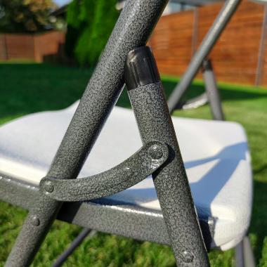 Складний стілець 47,5х59х86,5см Білий (стандартний тип) SW-00001607