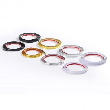 D-образный молдинг 3м х 8мм х 4мм Чёрный (D) SW-00001553