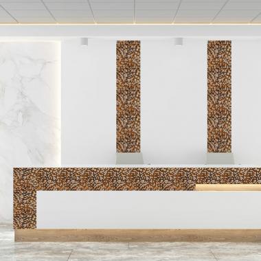 Мозаика зеркальная 298х298х4,5мм Медная SW-00002370