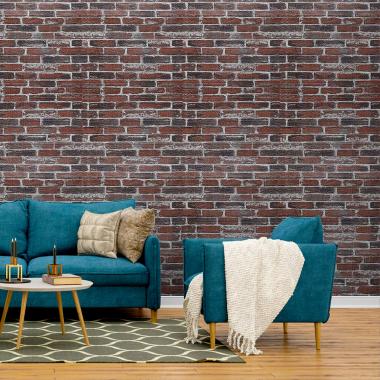 Самоклеюча 3D панель 700х770х3мм Червона Катеринославська цегла (43-3) SW-00001164