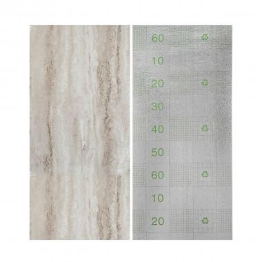 Самоклеюча вінілова плитка в рулоні 600х3000х2мм Перламутровий мармур Глянсова SW-00001283