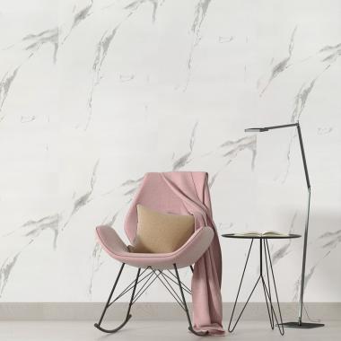 Обои самоклеющиеся 2800х500х1,5мм Белый мрамор (D) SW-00001504