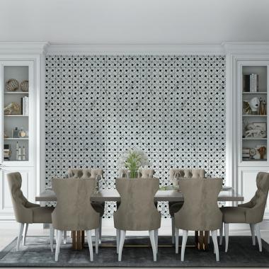 Самоклеящаяся PET мозаика 300х300х4мм SW-00002447