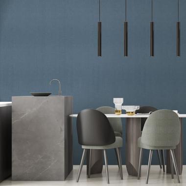 Самоклеящаяся виниловая плитка в рулоне 600х3000х2мм Серо-синий холст Мат SW-00002035