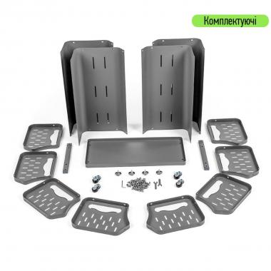 Стелаж універсальний для зберігання чотириярусний 60х30х77см SW-00002260