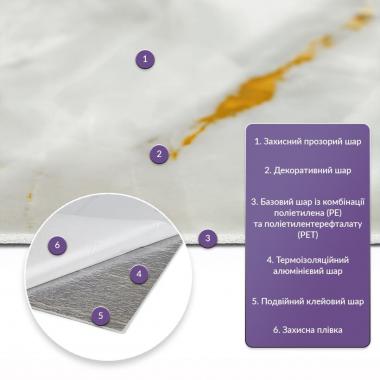 Самоклеюча стінова PET плитка у рулоні 600х3000х2мм SW-00001696