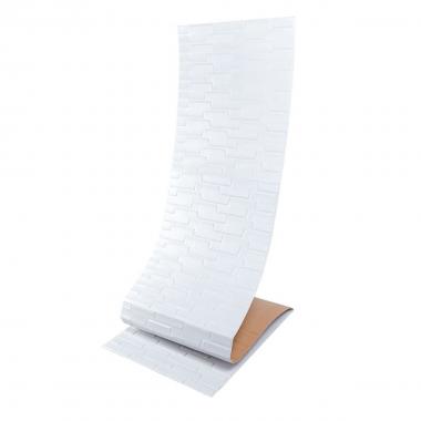 Самоклеющаяся 3D панель 19600х700х5мм Белая Кладка SW-00001335