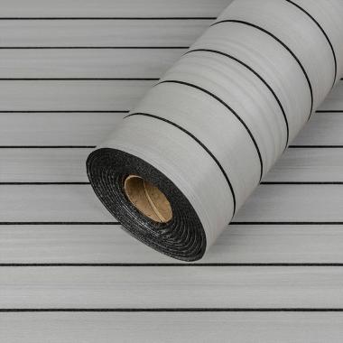 Покрытие виниловое самоклеющееся 3D Рейки в рулоне Скандинавский Белый Шпон 600х2900х3мм SW-00002904