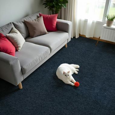 Самоклеящаяся плитка под ковролин в рулоне тёмно-серый 600х3000мм SW-00002587