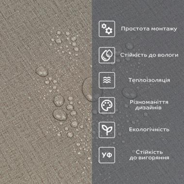 Самоклеящаяся виниловая плитка в рулоне 600х3000х2мм Светло-коричневый лён Мат SW-00002044