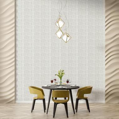 Самоклеюча декоративна 3D панель 700х700х5мм Плетіння (176) SW-00000189