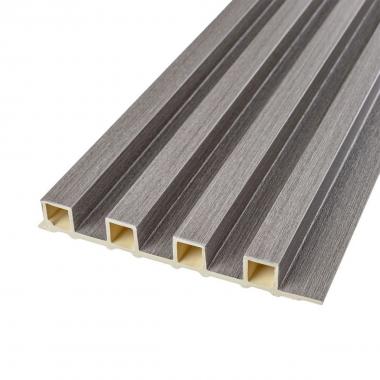 Рейка декоративна WPC стінова 3000х165х23мм Сталева сіра SW-00001528