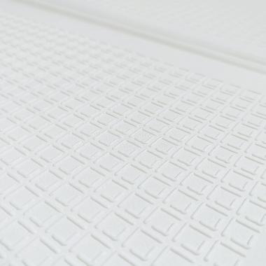 Дитячий складний термокилимок однотонний 2000х1500х10мм Білий (296) SW-00001188