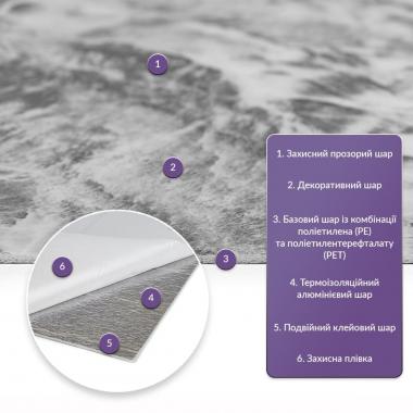 Самоклеюча стінова PET плитка 600х300х2мм SW-00002640