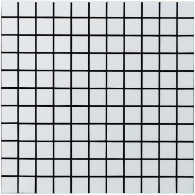 Самоклеюча алюмінієва плитка 300х300х3мм Біла мозайка SW-00001775