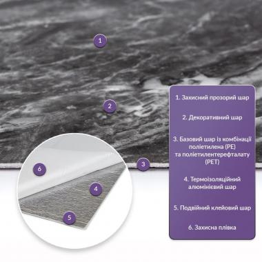 Самоклеящаяся стеновая PET плитка 600х300х2мм SW-00002349